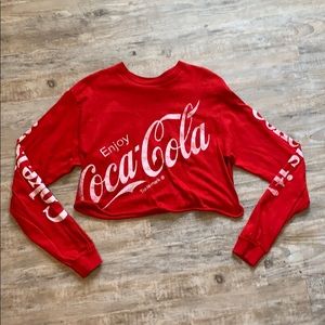Coca Cola cropped long sleeve